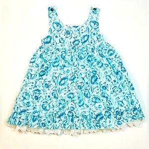Girl’s Size 12. SweetHoney Blue Floral Tunic. New With Tags